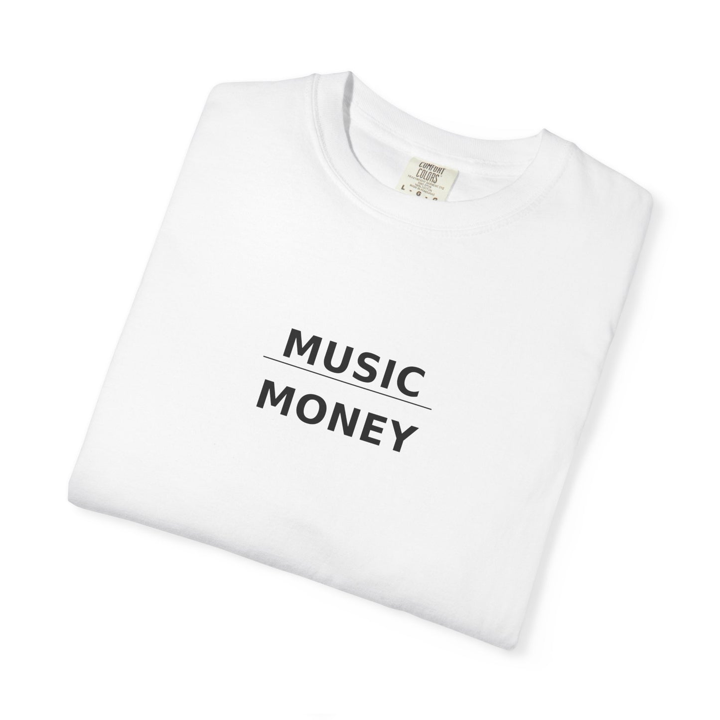 "Music Over Money" - Premium Unisex T-shirt (White)