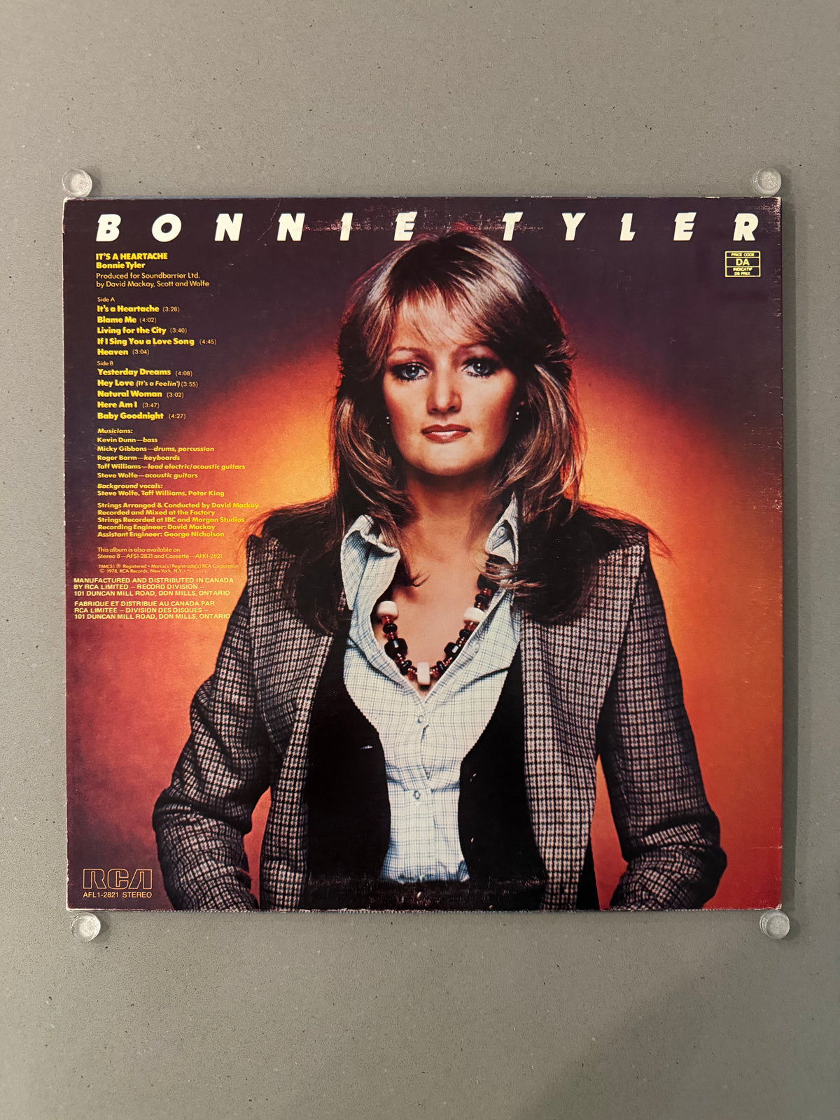 Bonnie Tyler – It's A Heartache