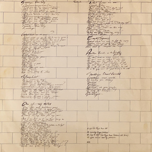 Pink Floyd – The Wall