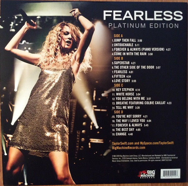 Taylor Swift - Fearless (Platinum Edition, repress, 180 gram)