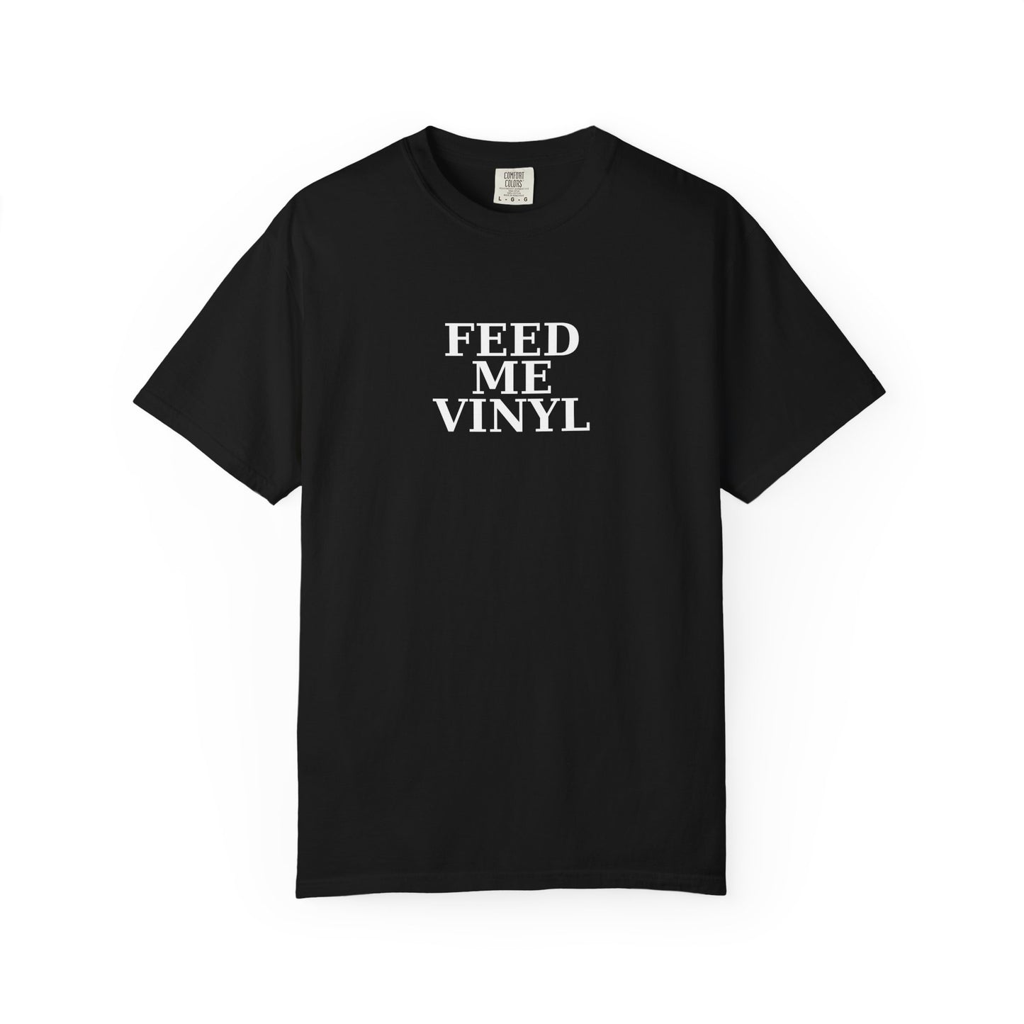 "Feed Me Vinyl" - Premium Unisex T-shirt (Black)