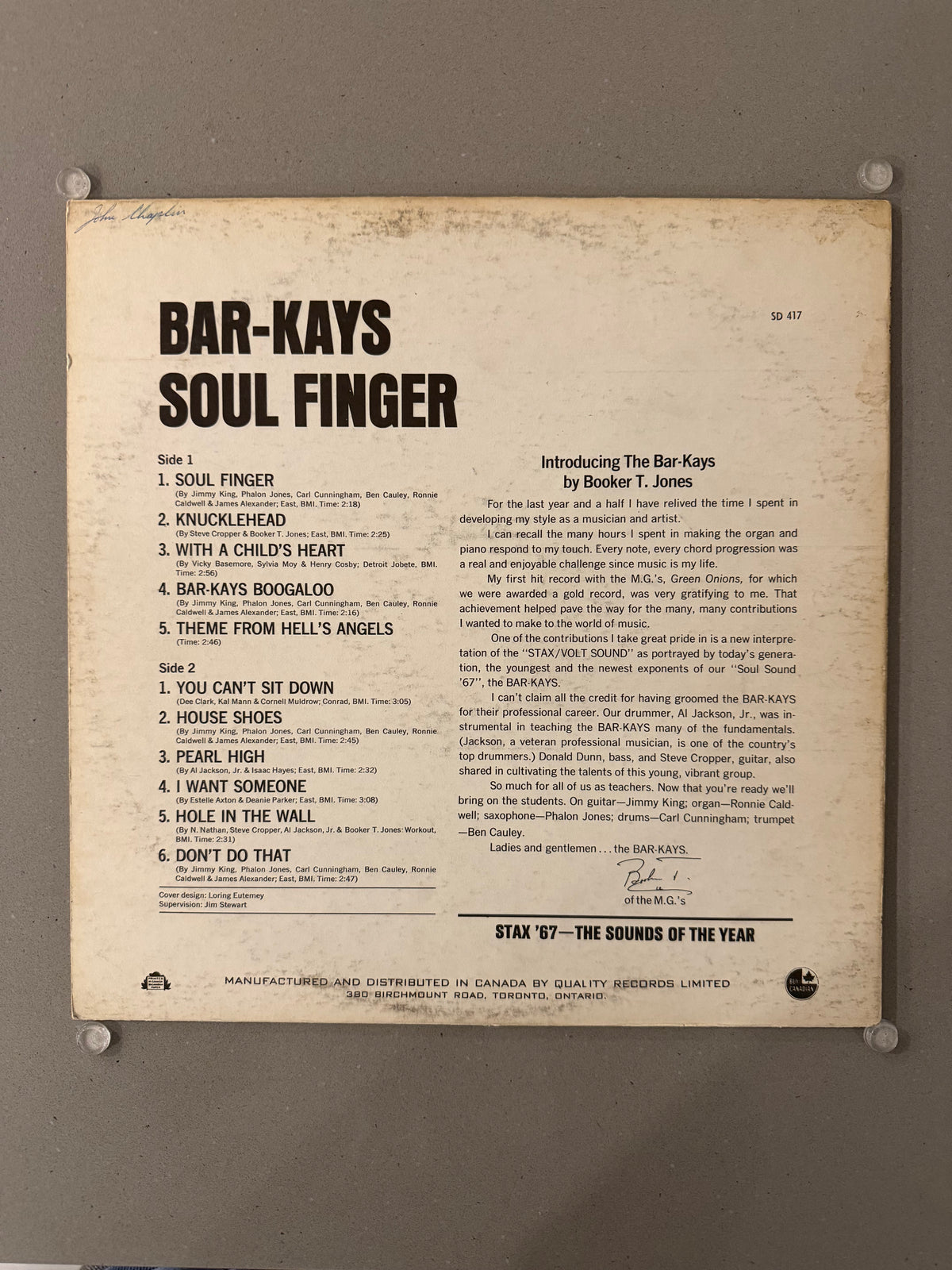 Bar-Kay's - Soul Finger