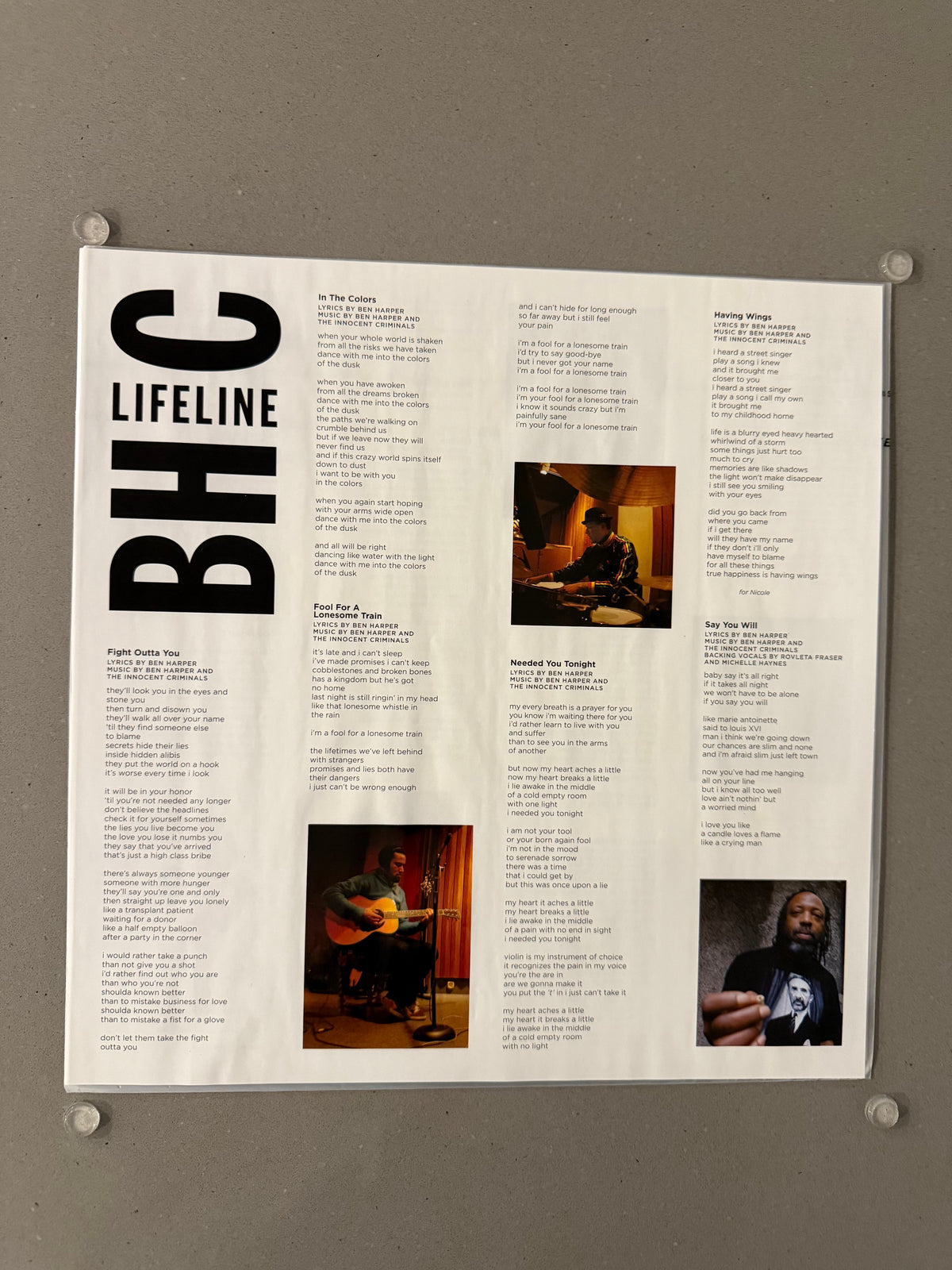 Ben Harper & The Innocent Criminals – Lifeline